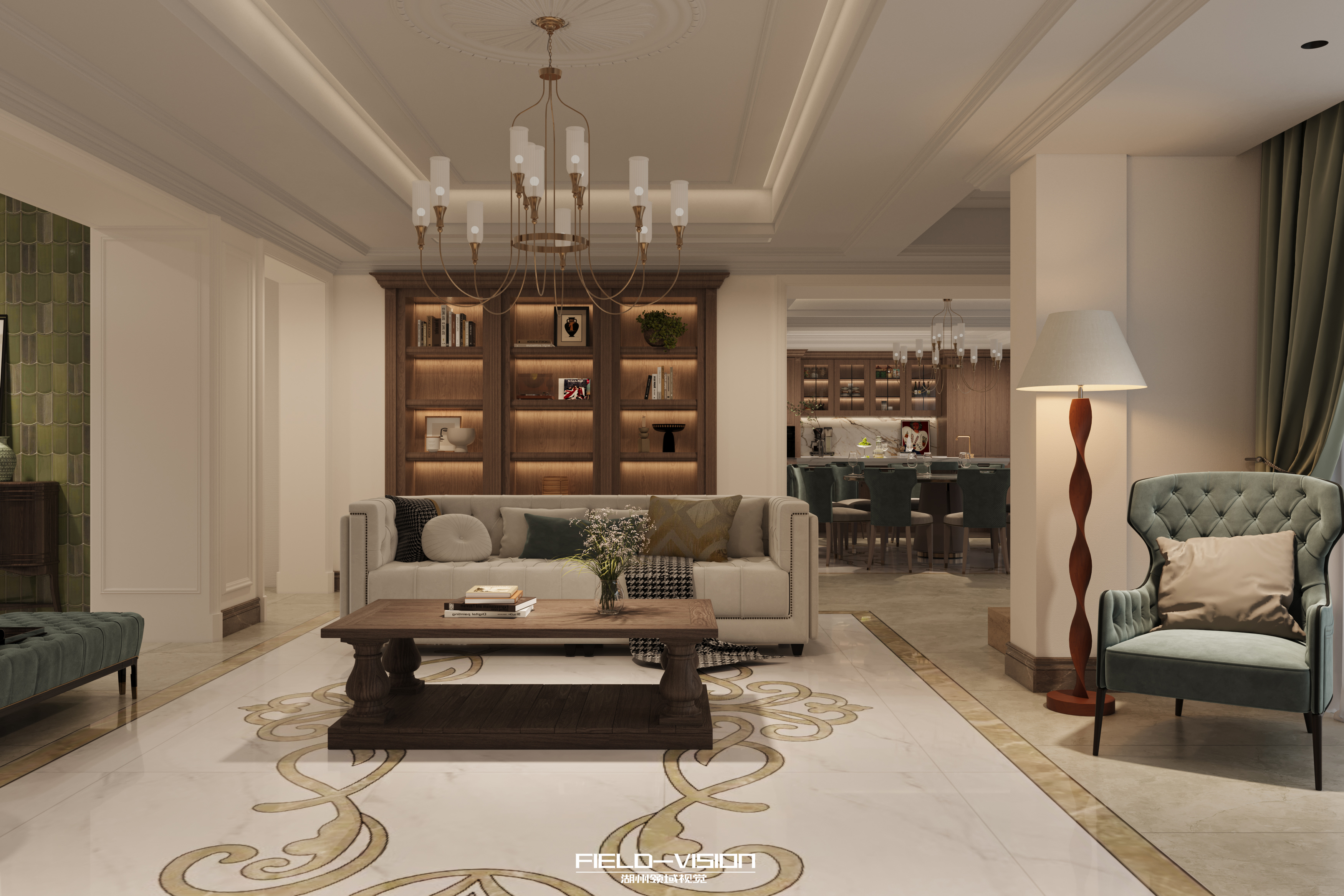 美式乡村风别墅-6