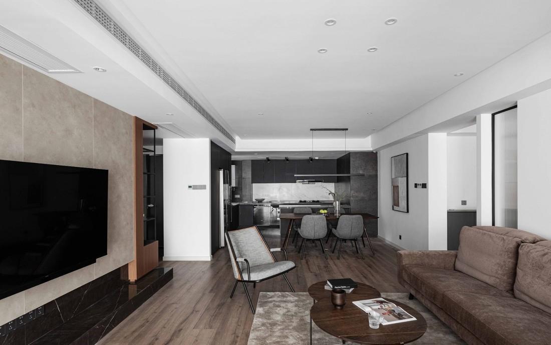 拾光悠然设计丨 170㎡大平层 4 房改 2 房,当代人的断舍离-25