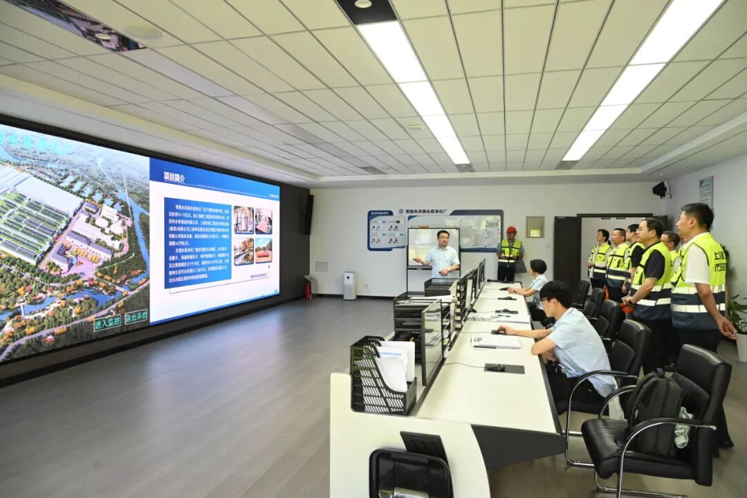 全力推动创新转型，大力发展新兴业务！杭迎伟调研常熟洪洞水质净化厂、上海建工装备公司-11
