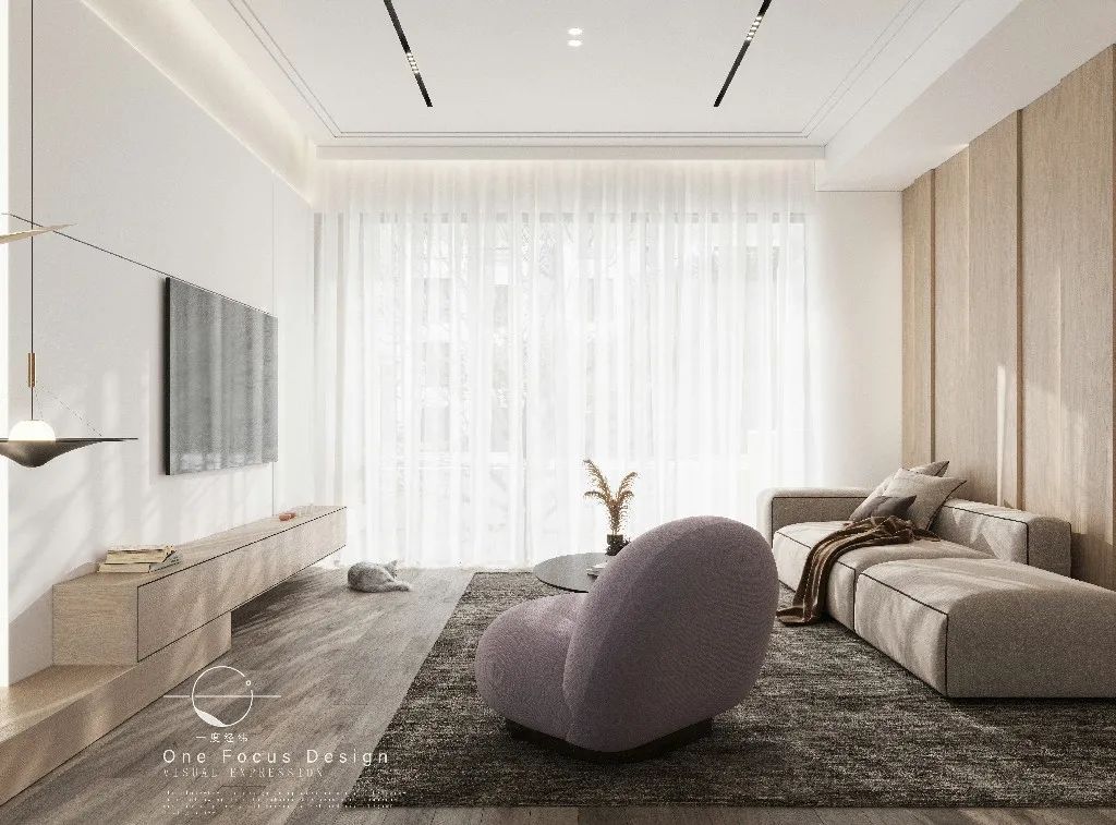 金域蓝湾音乐家空间，原木色打造轻盈氛围-23