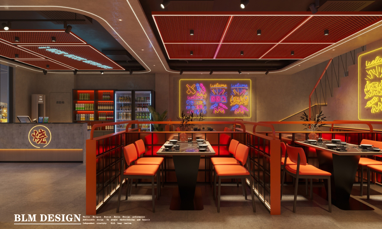 烧烤店设计案例分享-8
