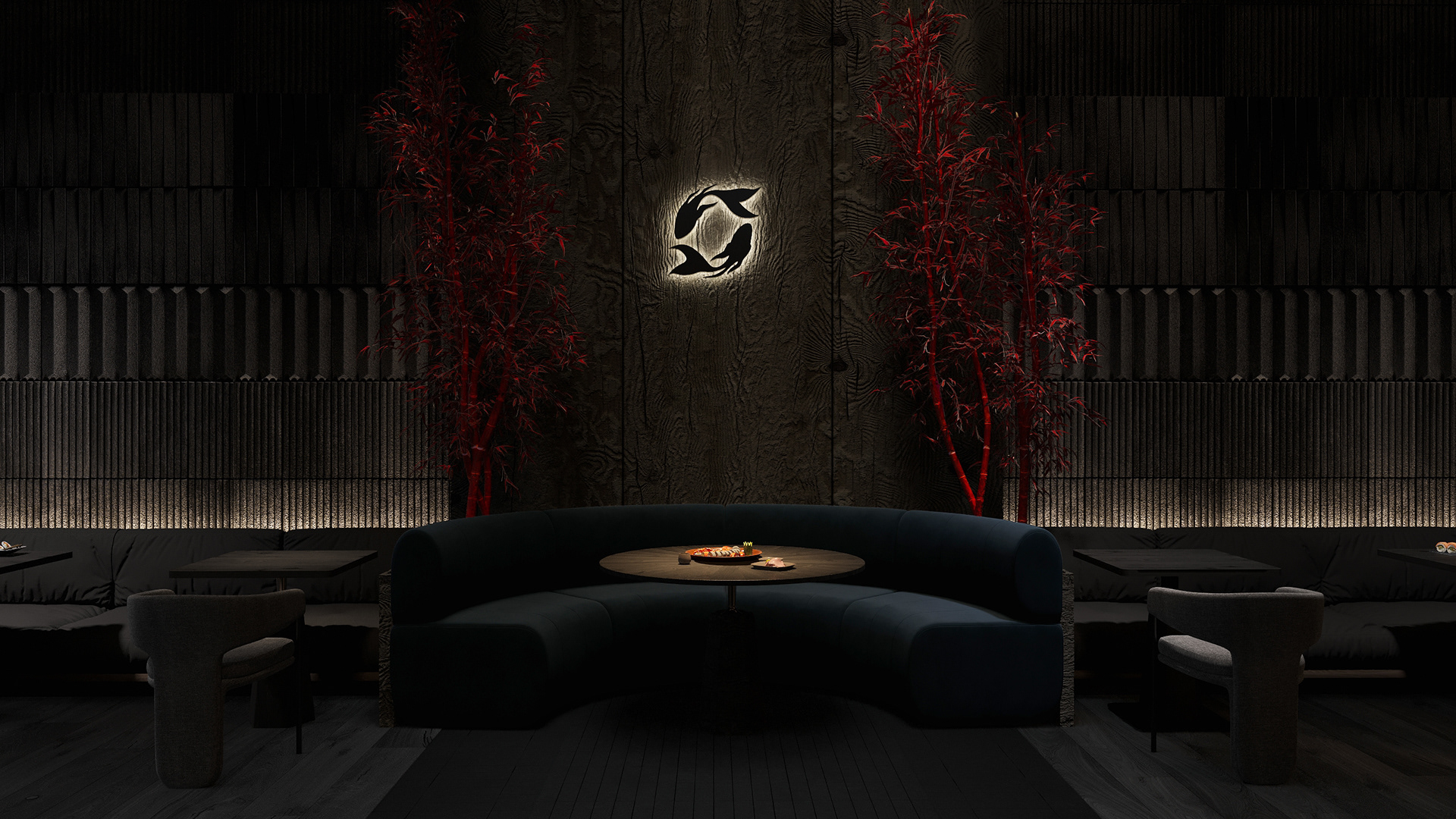 iki Toro寿司吧

注：Iki和Toro可能是特定名称，若有特定背景含义，可根据实际情况调整 丨美国洛杉矶丨Futuris Architects-21