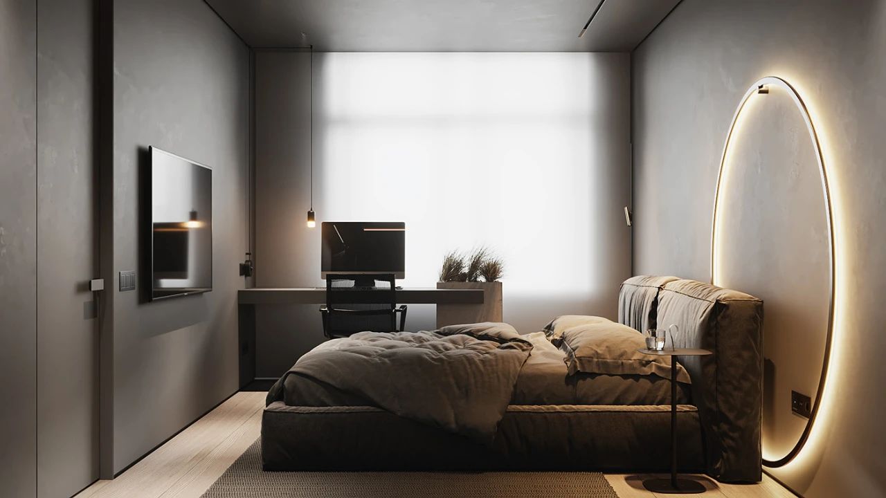 私人空间的艺术品——100 款卧室背景墙设计鉴赏-40