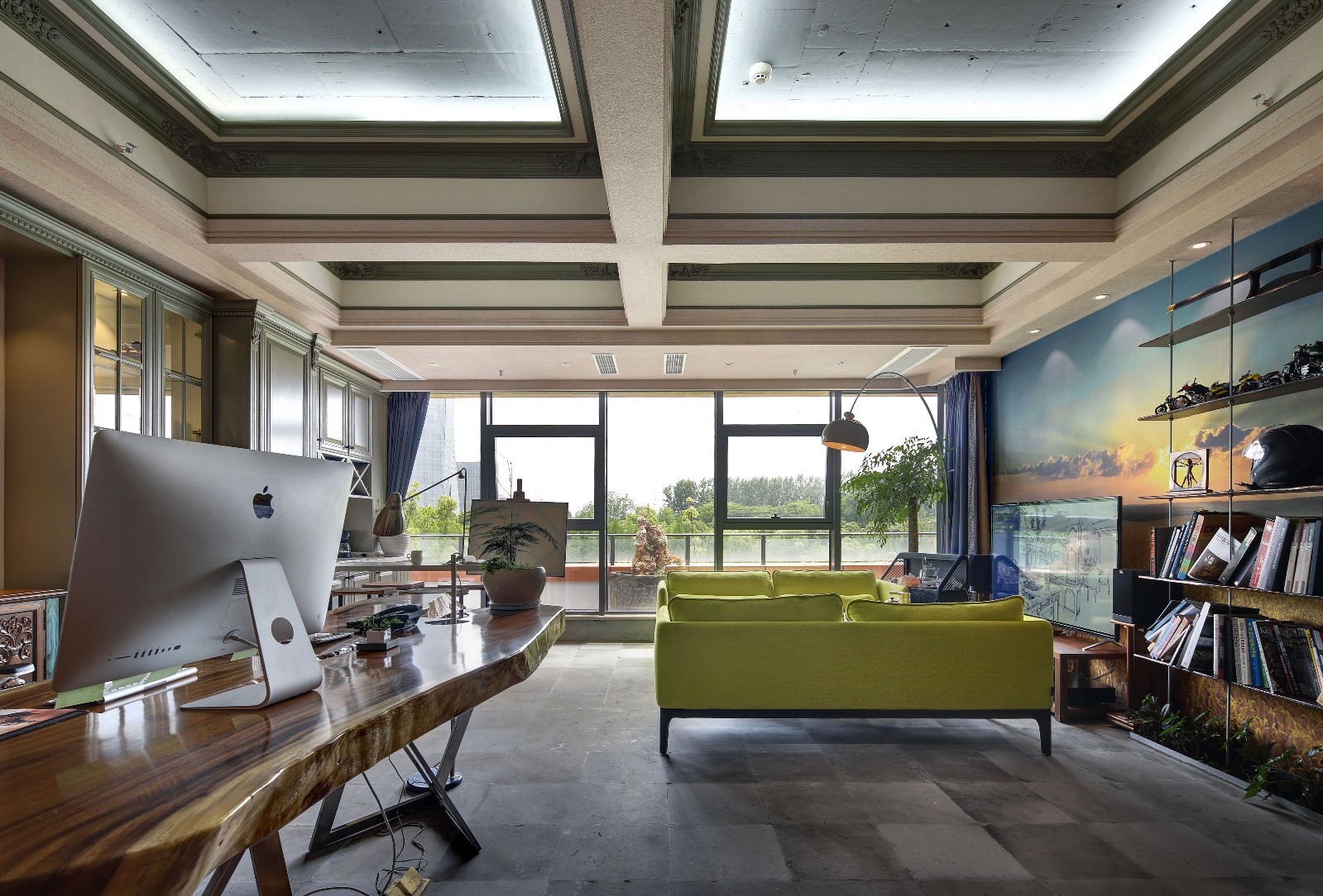 废旧材料打造绿色环保混搭办公空间-12