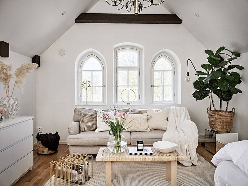 哥德堡 35 平米浪漫公寓，英式红砖建筑内的温馨天地-6