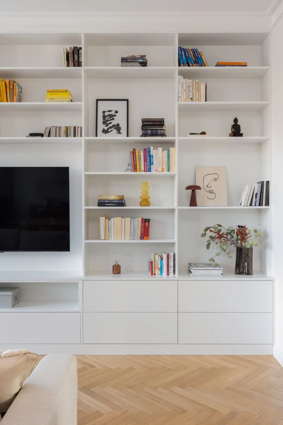 93㎡，被这对夫妻的家打动了，好优雅！-5