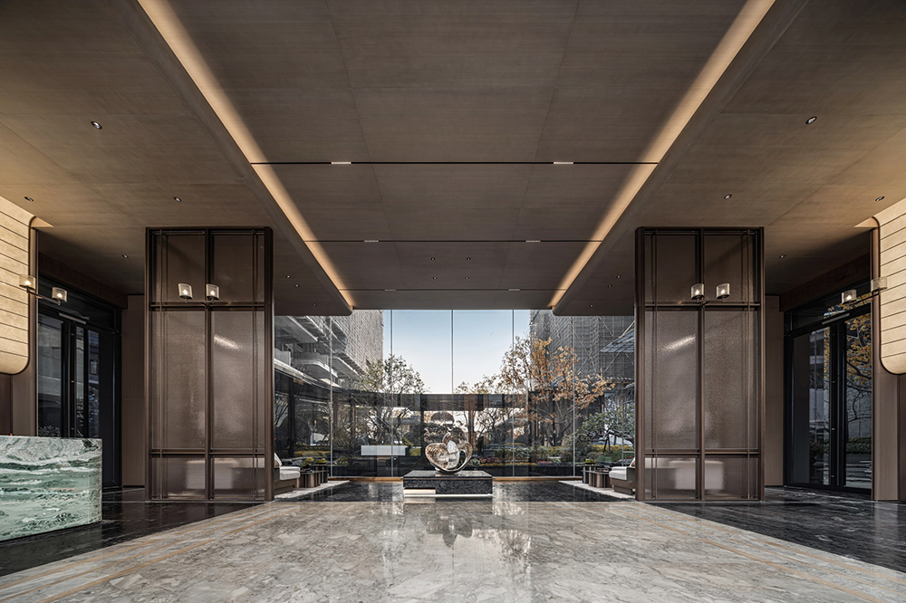 孝感九烨鼎观如院小区大堂,样板间丨中国孝感丨太谷形上-8