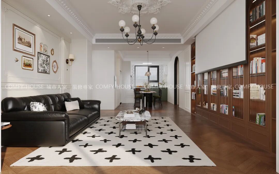 【天风锦都】143㎡丨不堆砌不浮夸，法式风的‘简’与‘奢’平衡术-37