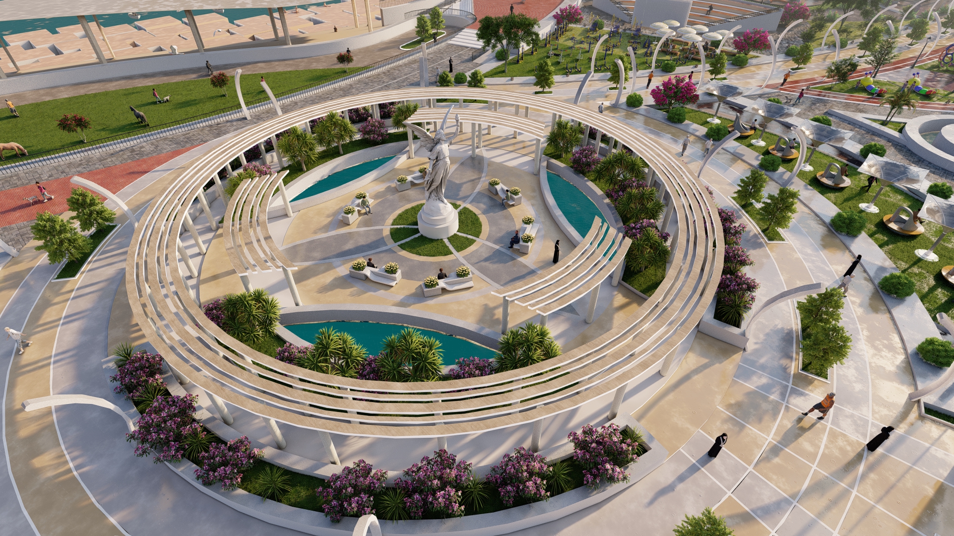 Bir Masoud Promenade development project AL - landscape-21