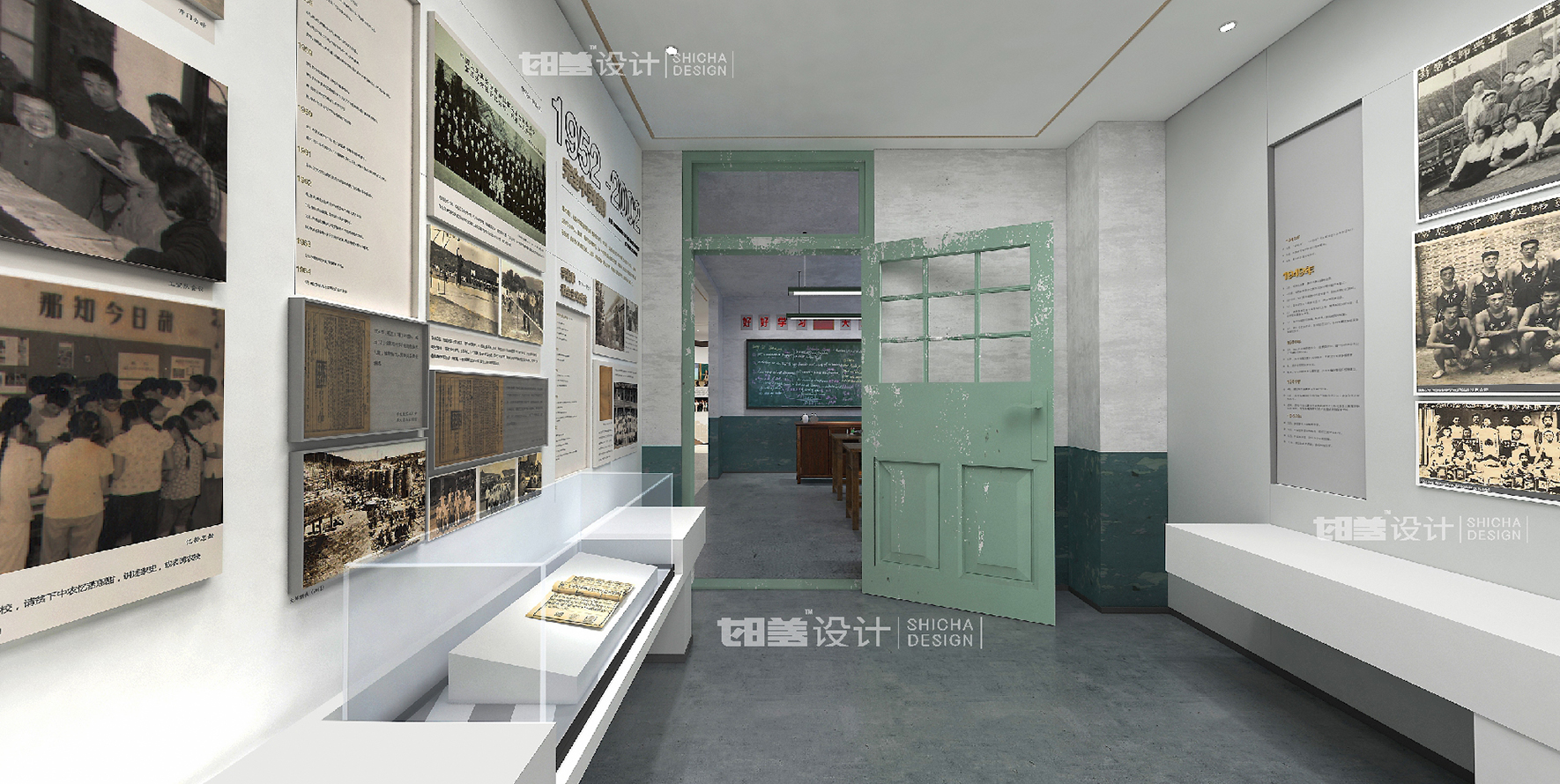 常熟市中学校史馆空间设计-7