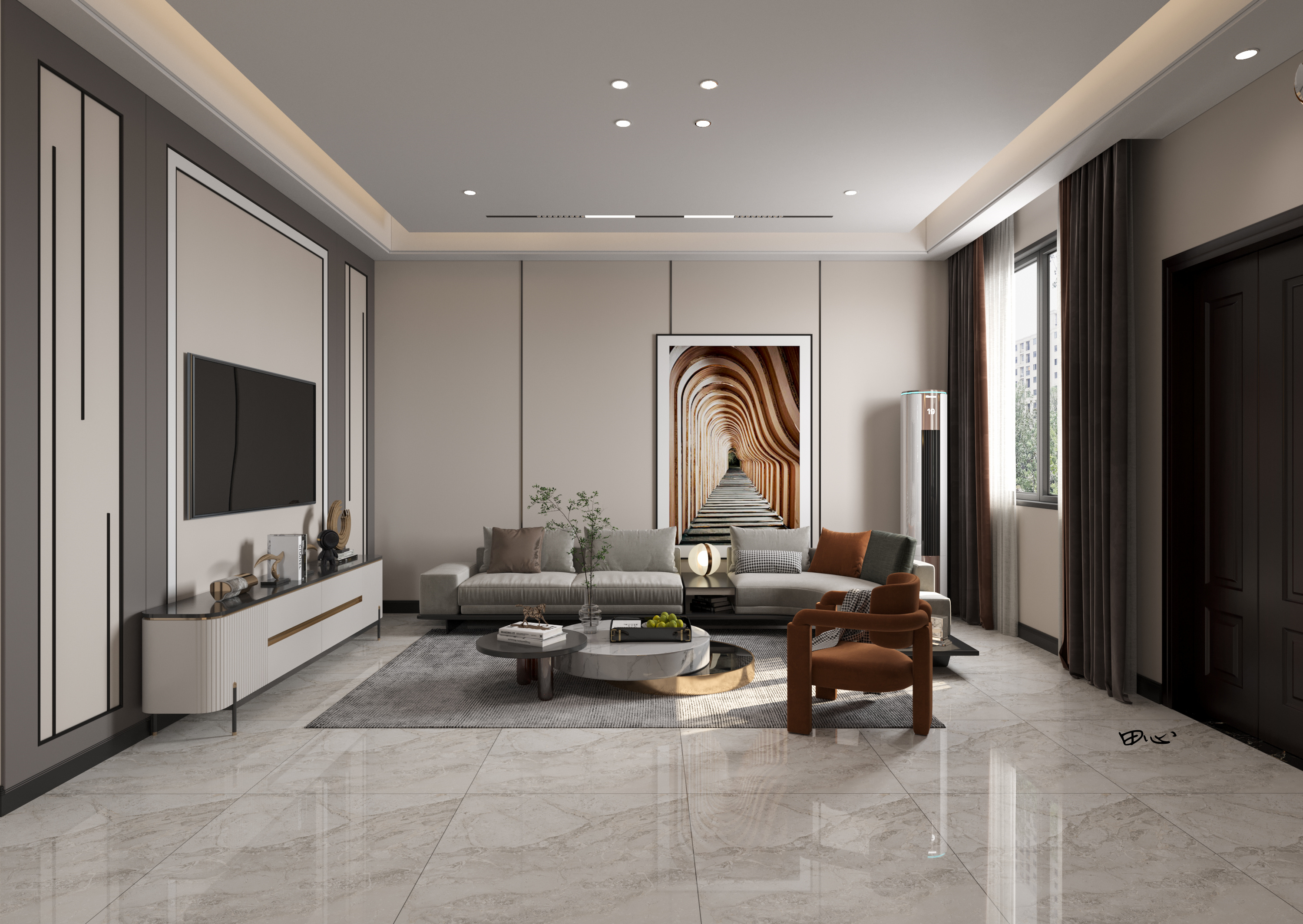 自然意境下的现代平层设计-11