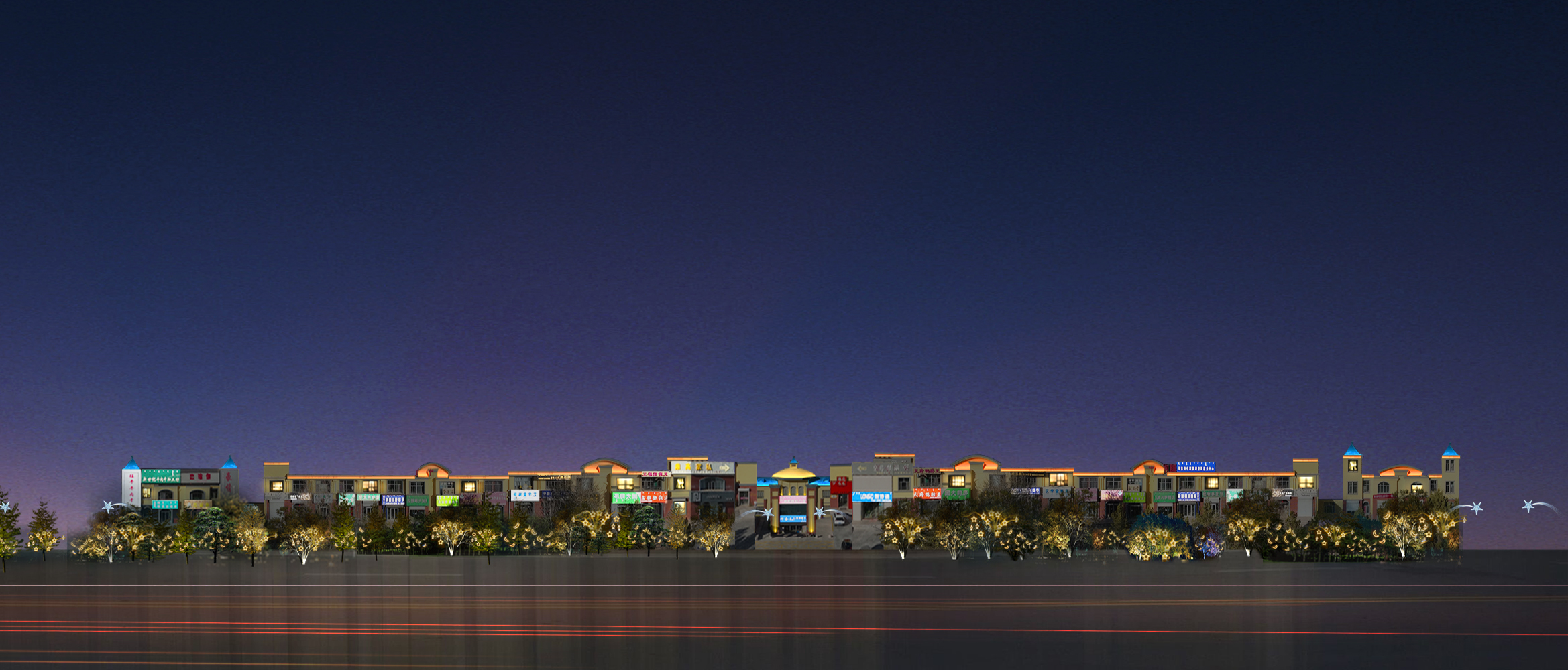 内蒙古乌拉特中旗夜景灯光亮化规划-20