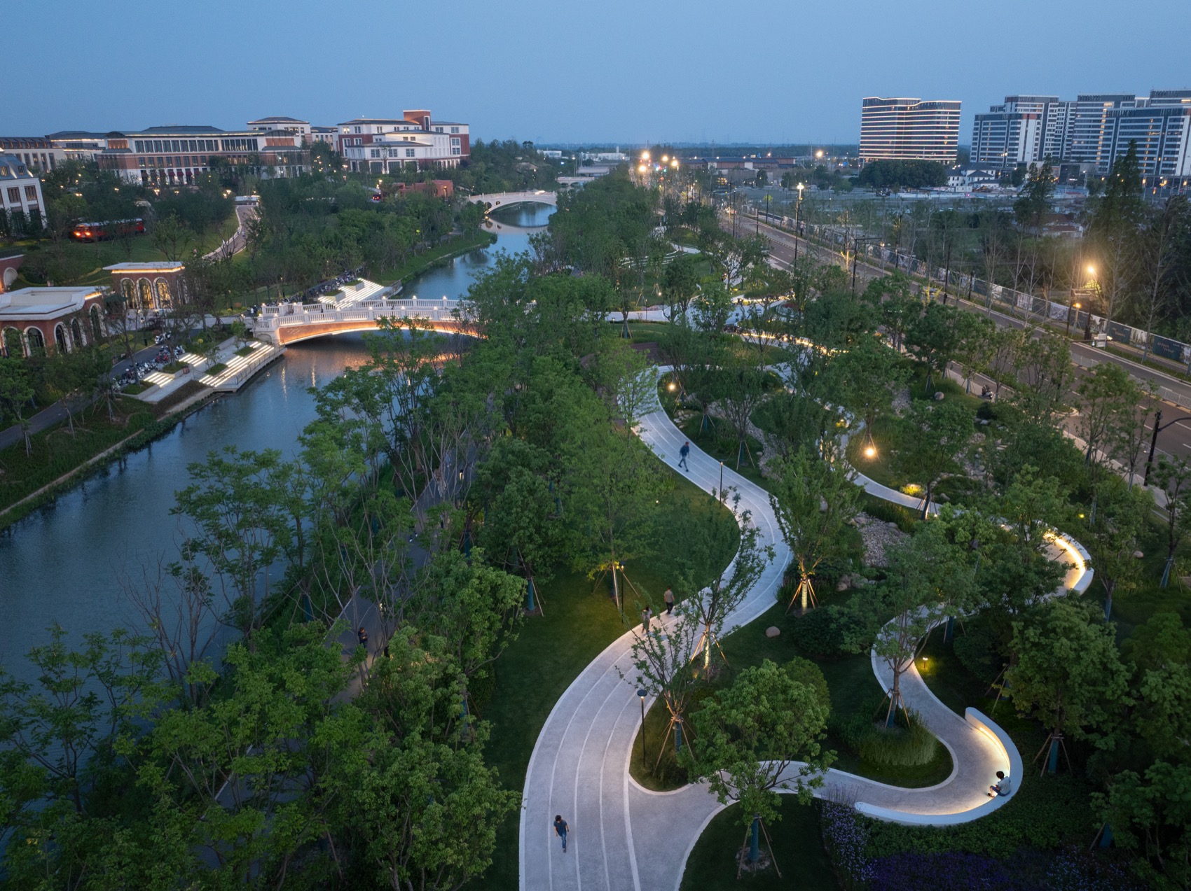上海金泽镇培雅南路东侧绿地景观设计丨中国上海丨上海联创设计集团股份有限公司景观设计部-25