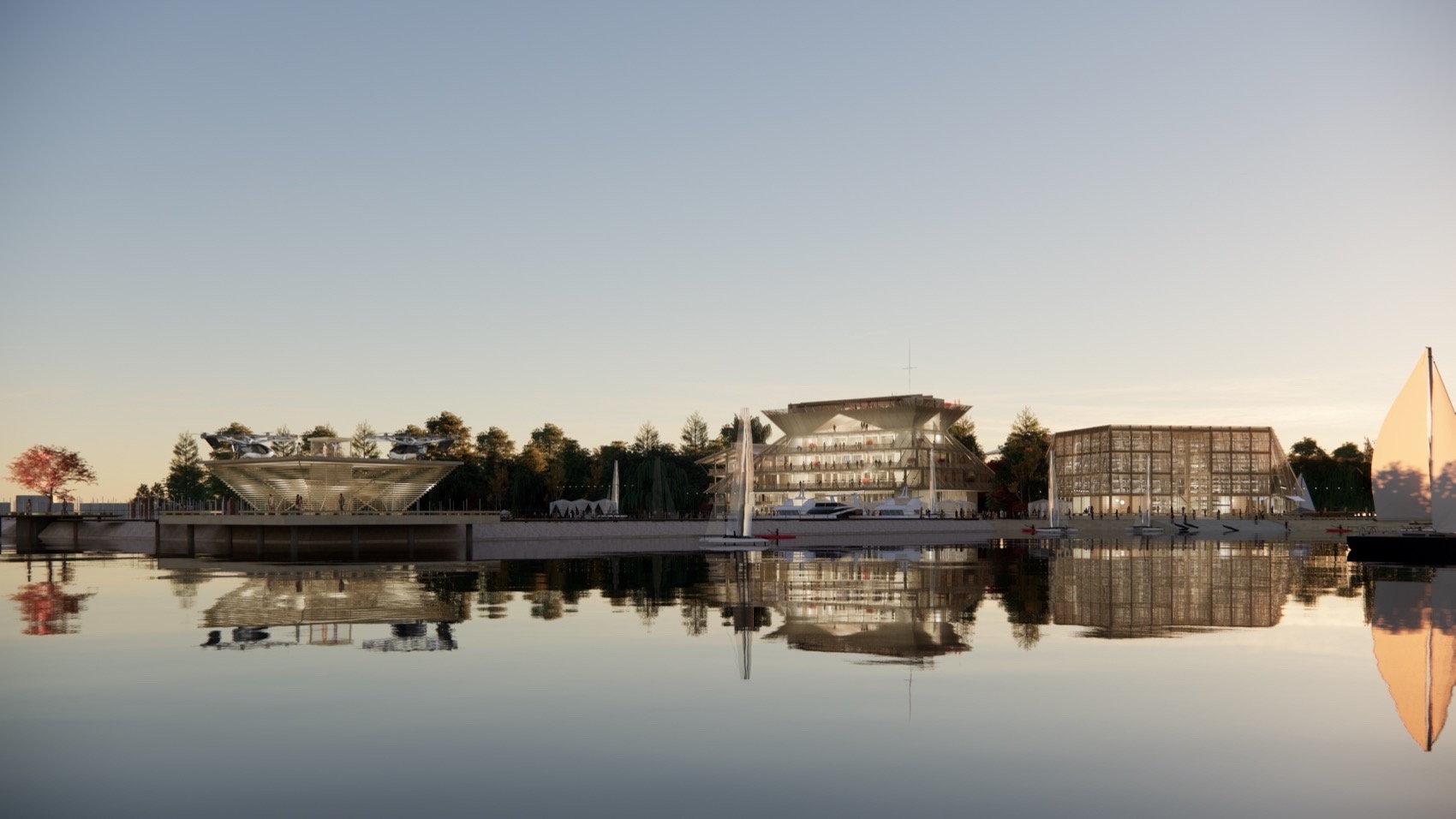 上海游艇俱乐部馆概念方案丨中国上海丨Haptic Architects-26