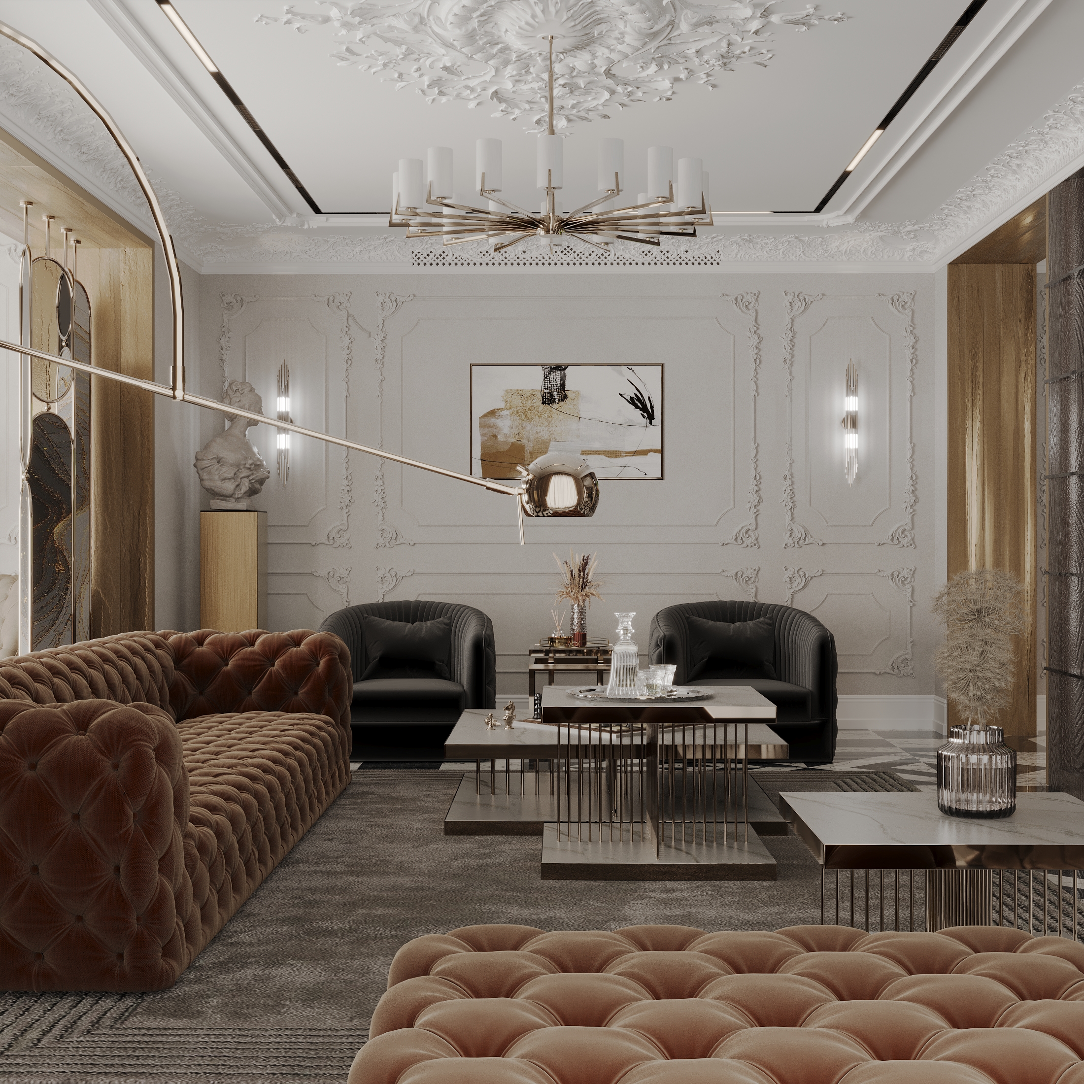 新古典奢华客厅设计丨Viktoria Babayan,toon.project-14