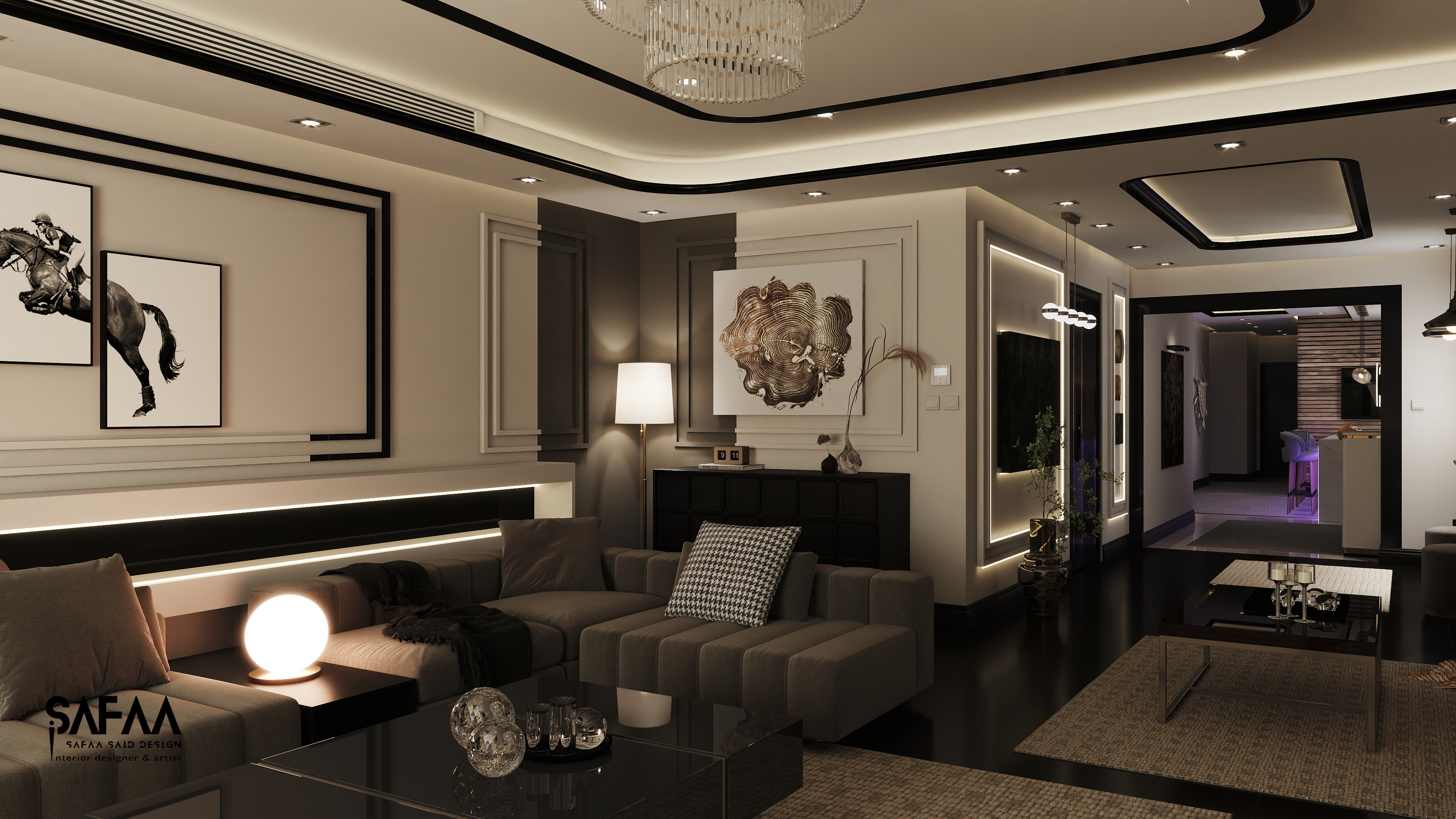 家中接待区丨埃及亚历山大丨Safaa Said-7