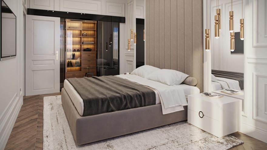 豪华公寓室内装修-3