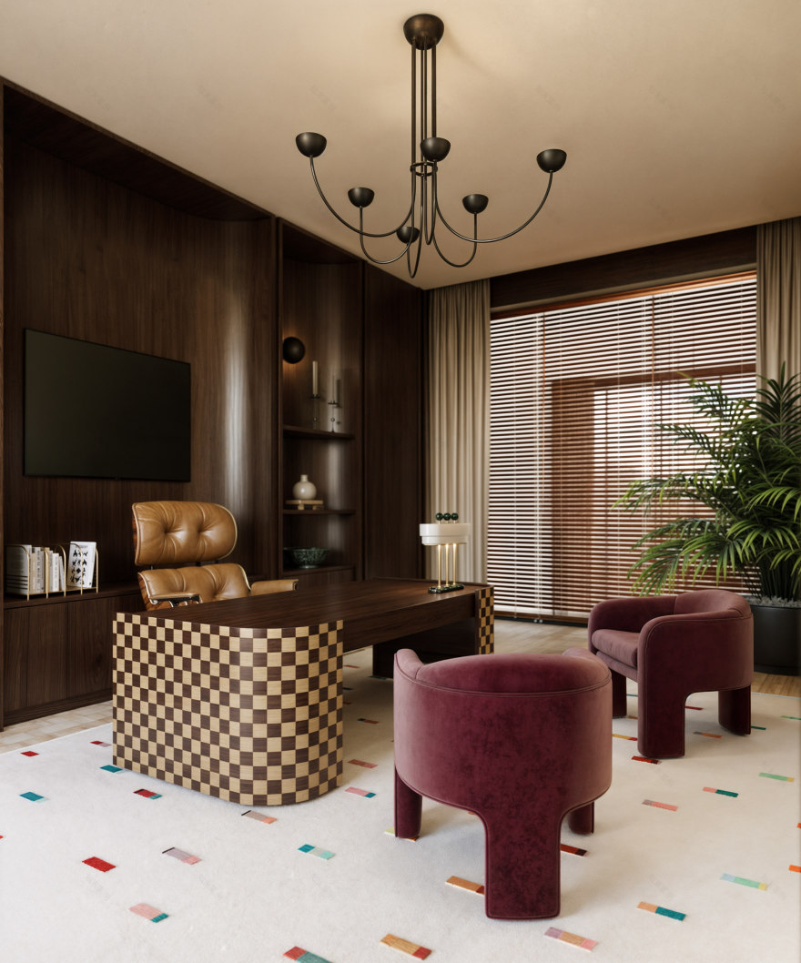 泽西木屋室内电脑生成图像-6