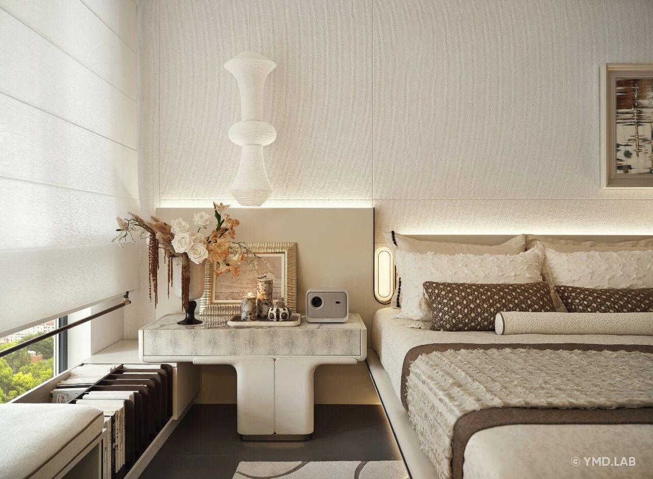 上海120m²奶油风亲子宅,凝固的温柔丨中国上海丨岳蒙设计-39