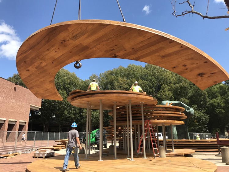 印第安纳硬木 CLT 广场,宜家致敬米勒-7