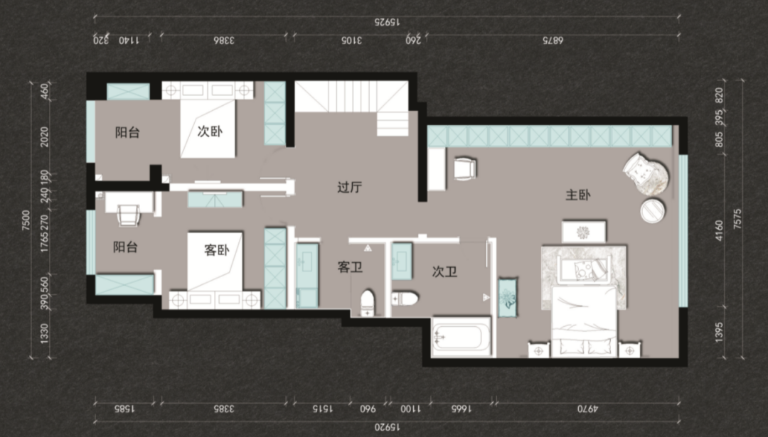 龙发装饰 | 王辉 | 214㎡极简风格住宅设计-10