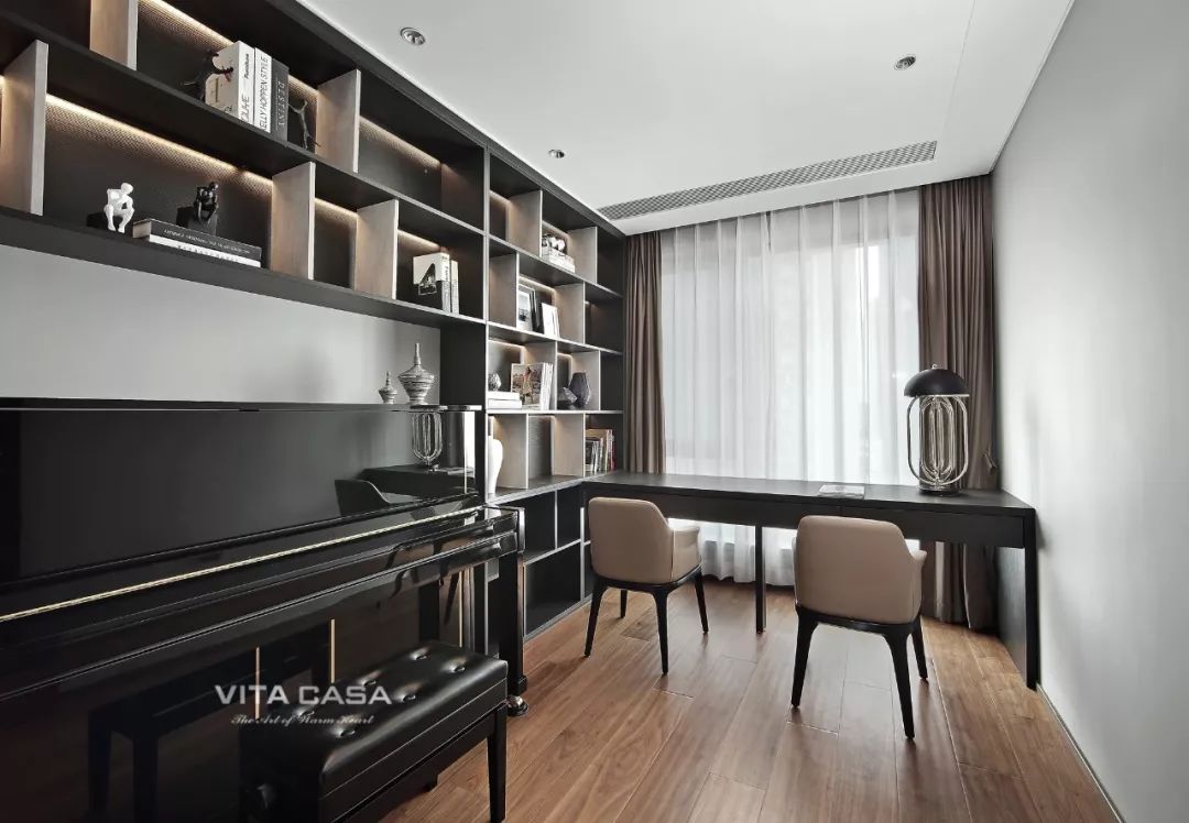 vitaCASA软装设计|质感私宅，栖于山海-19