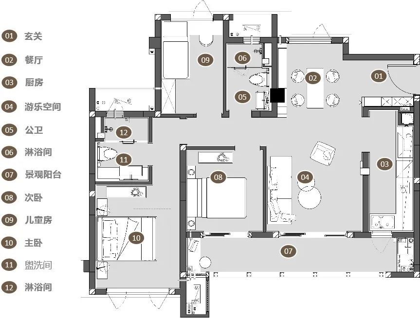 融创·晓风澜庭丨中国重庆丨海力空间设计-21