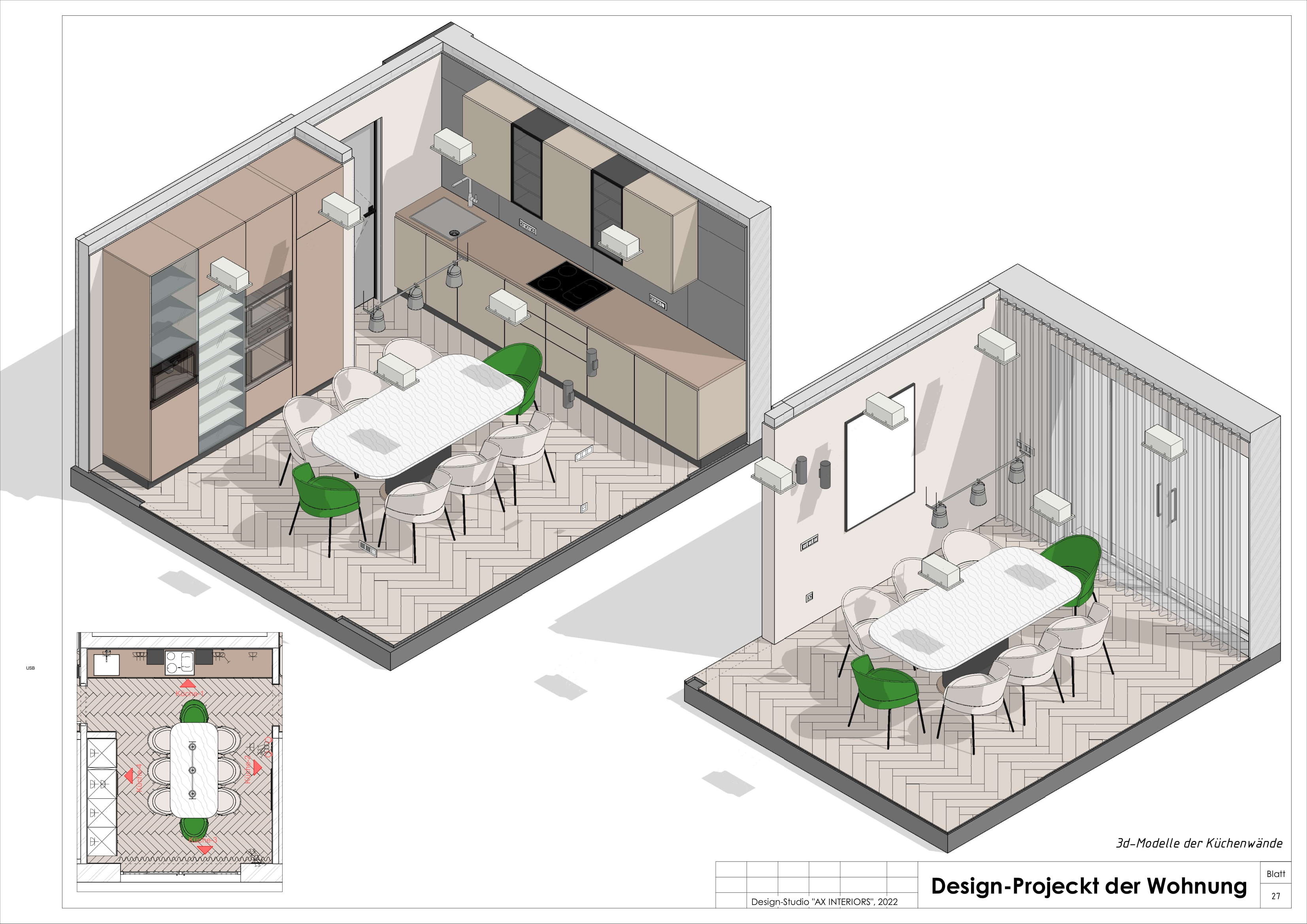 Drawings of an apartment in Germany-26
