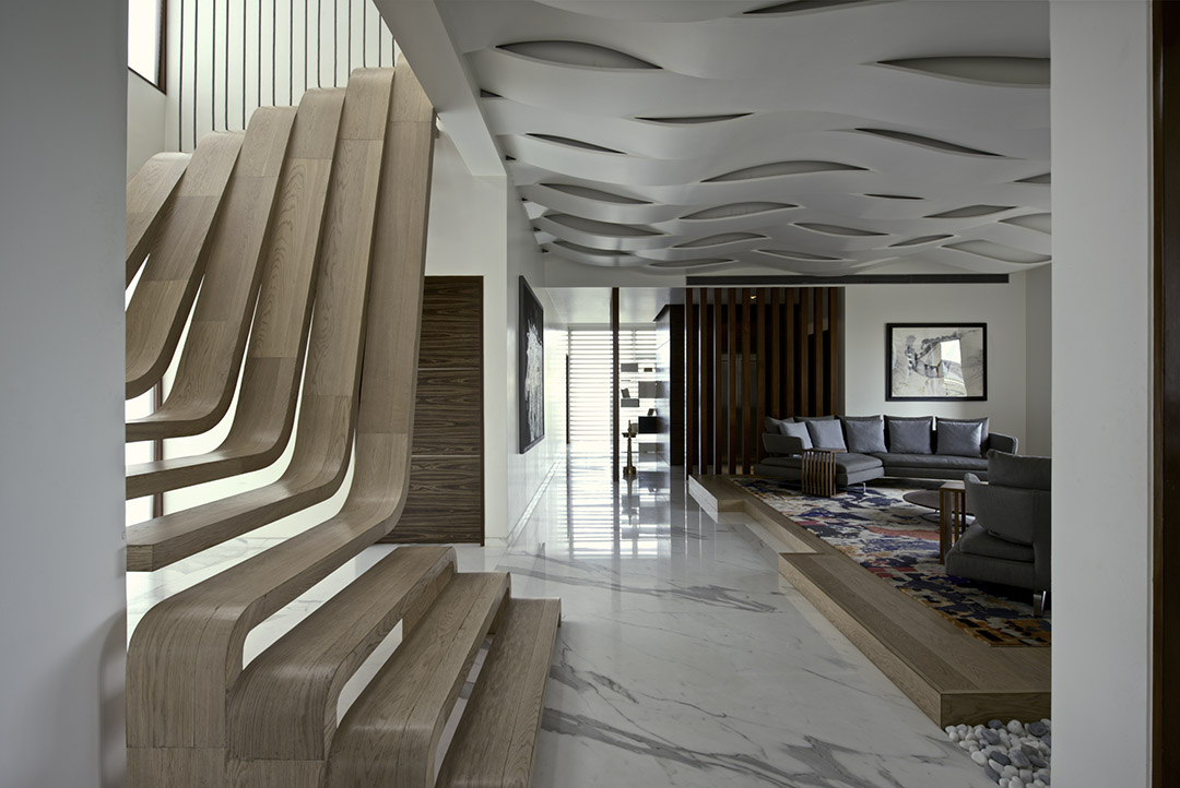 镂空雕塑楼梯,孟买,Arquitectura en Movimiento Workshop-11