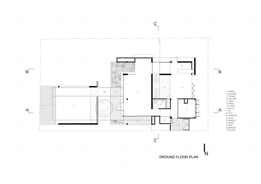 泰国曼谷大城府住宅 | 现代简约与传统融合-45