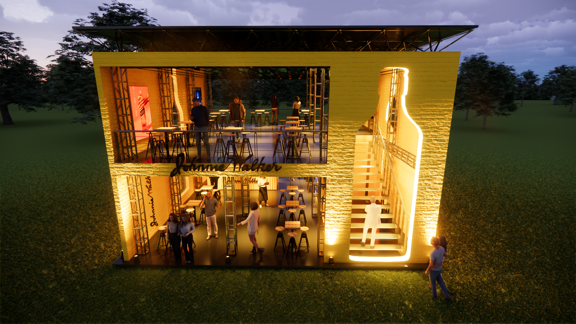 STAND JOHNNIE WALKER-16