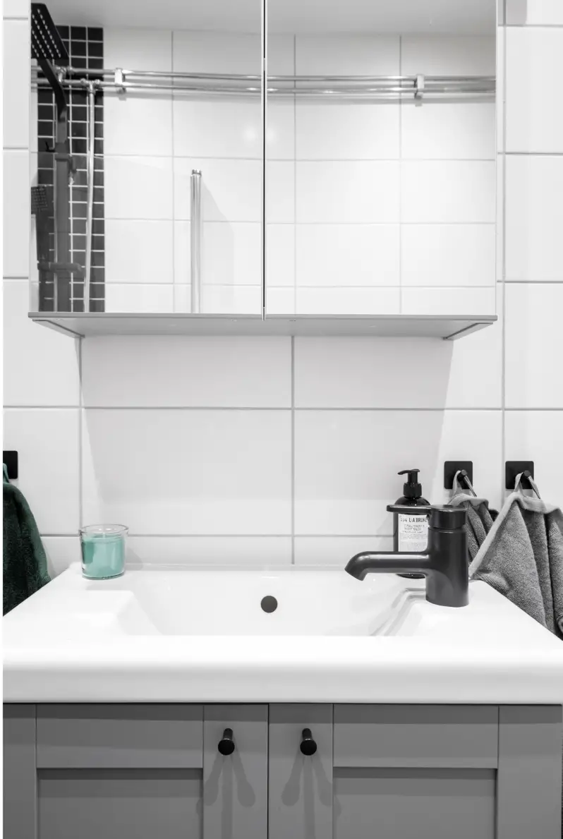 瑞典 26m2 绿色时尚工作室-17