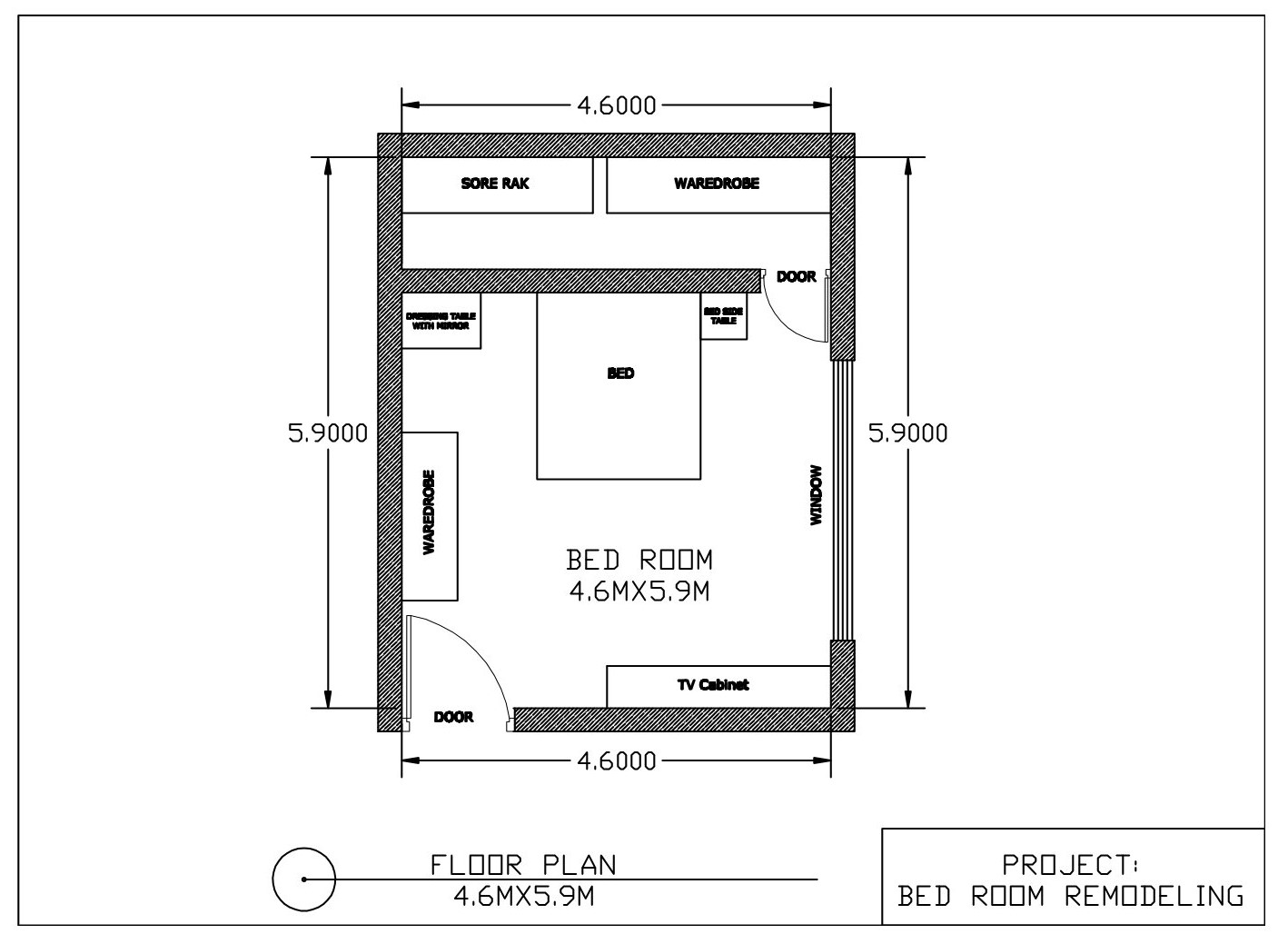 2D Details Drawings and 3D Interior Rendering-7