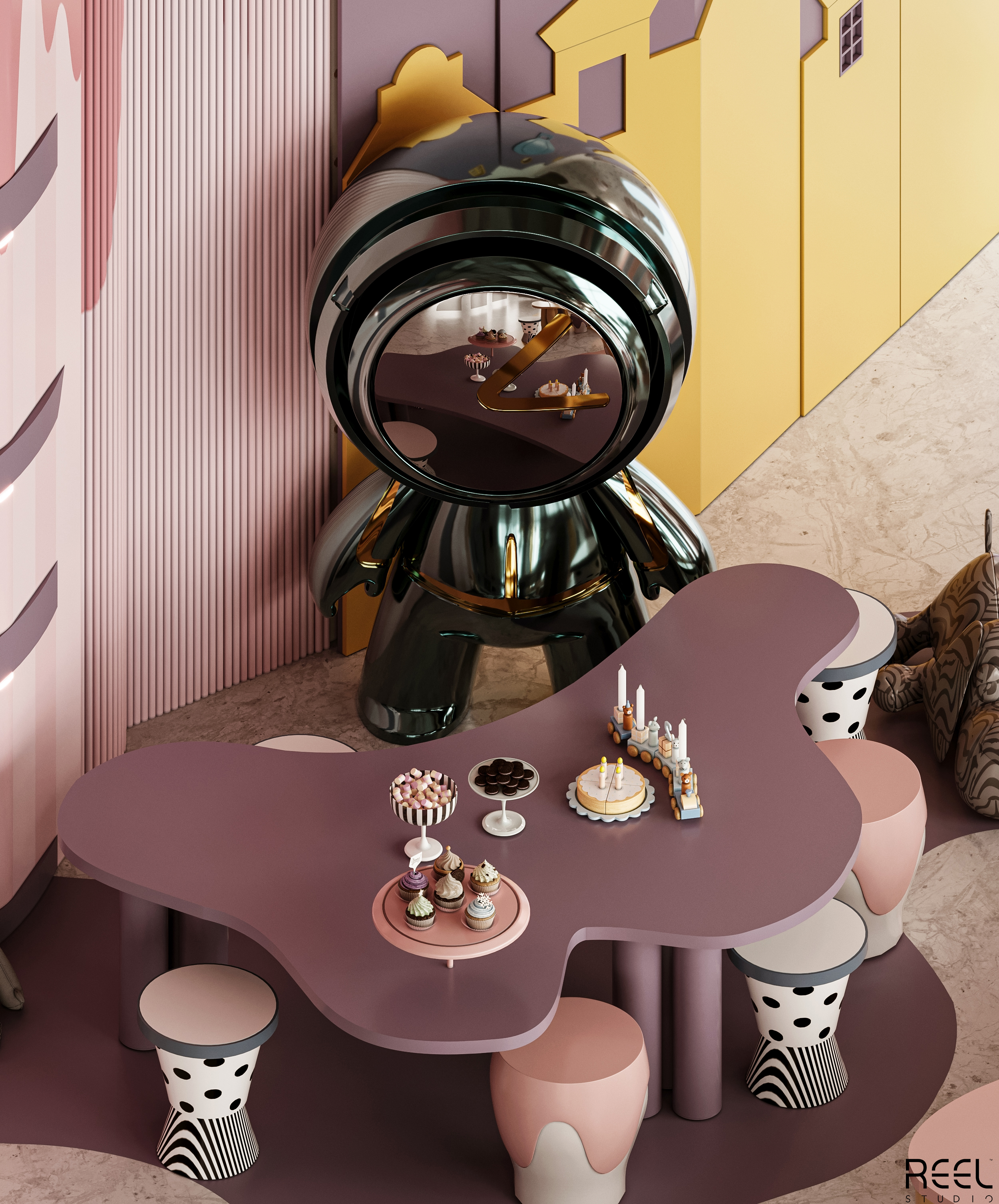 生日派对区室内设计丨沙特阿拉伯-6