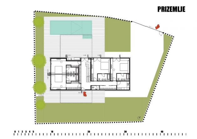 伊斯特拉带悬臂悬挑的别墅丨克罗地亚伊斯特拉丨Proarh-15