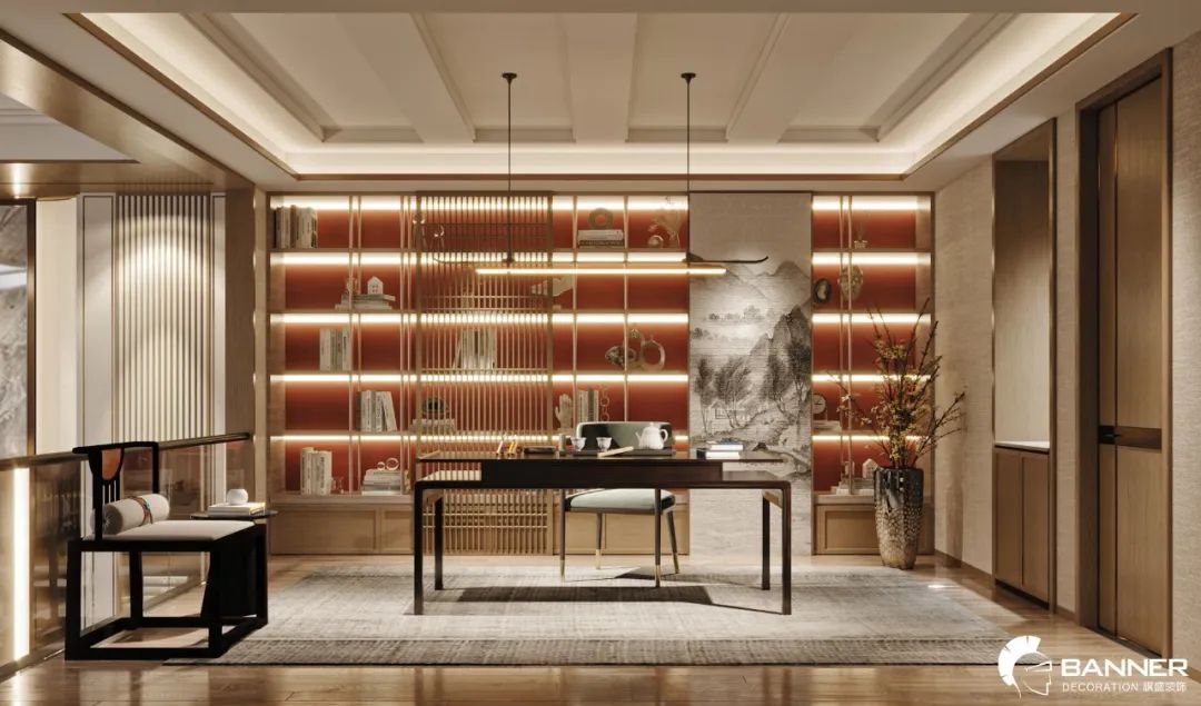 新中式复式住宅 · 时光里的诗意栖居丨王海东-34