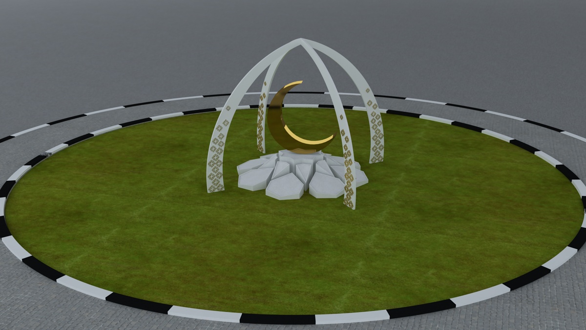 Ramadan Round About Decoration-0