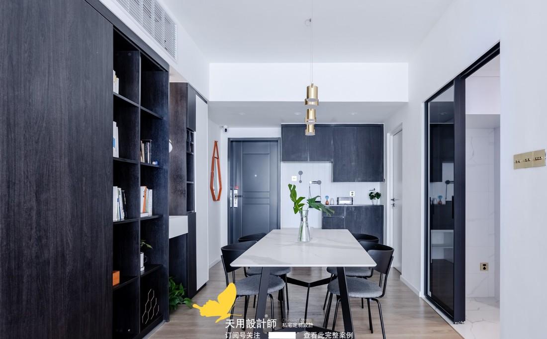 北欧现代简约风,两房改三房的实用与颜值在线设计-7