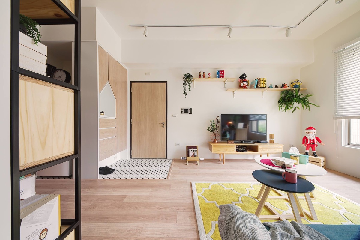 台湾两小公寓色彩改造丨中国台北-22