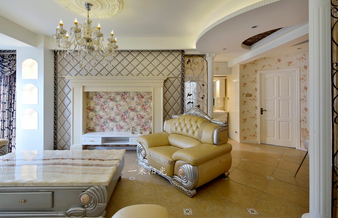 圆弧设计“变”出宽敞书房 | 福州设计师艾子欧式简雅案例-7