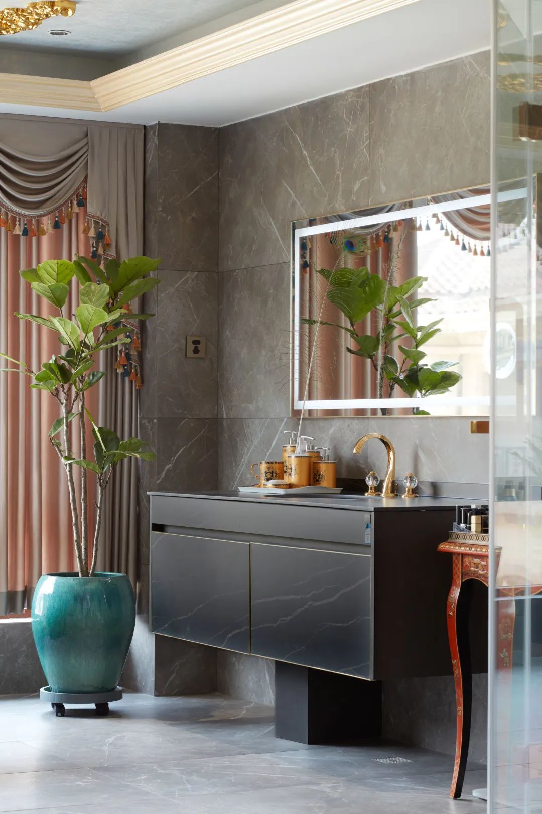 法式优雅 · 1100㎡独栋别墅的奢华改造之旅丨尚层装饰-80