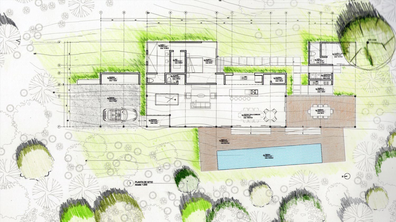 House located at the edge of a touristic coastal town in Tamarindo beach surrounded by the forest   CAANdesign  Architecture and home design blog-18