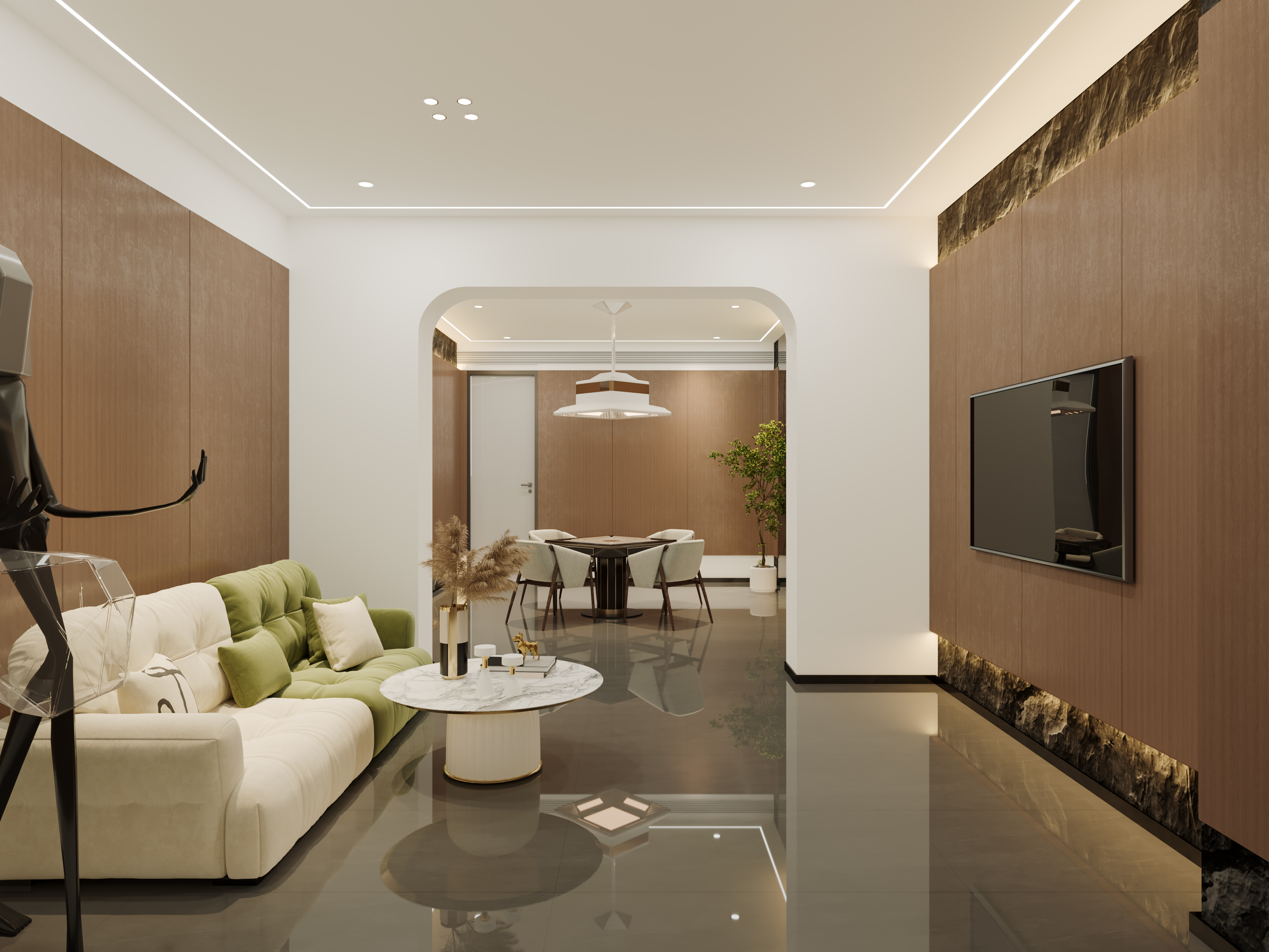 麻将馆丨效果案例表现方案-4