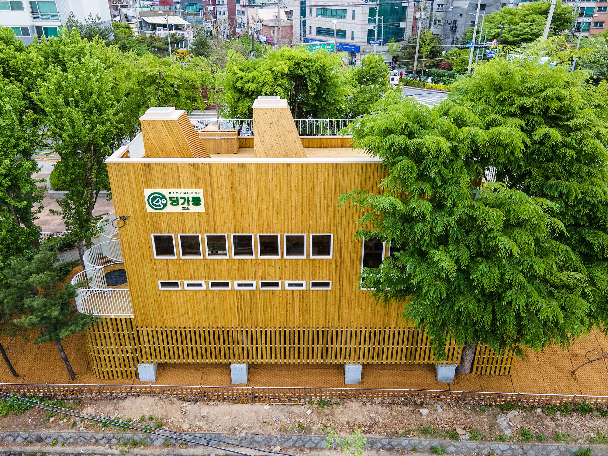 Dinggadong 2 青少年社区中心丨韩国首尔丨Oscape Architecten-5