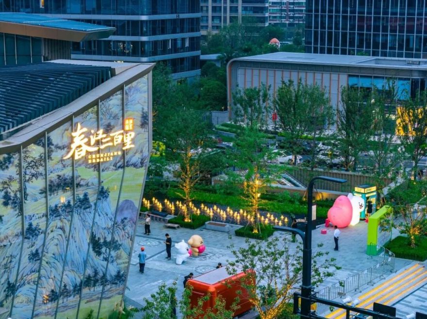 杭州金茂览秀城·秦望水街开业!开启24小时不断档的水岸生活聚场-21