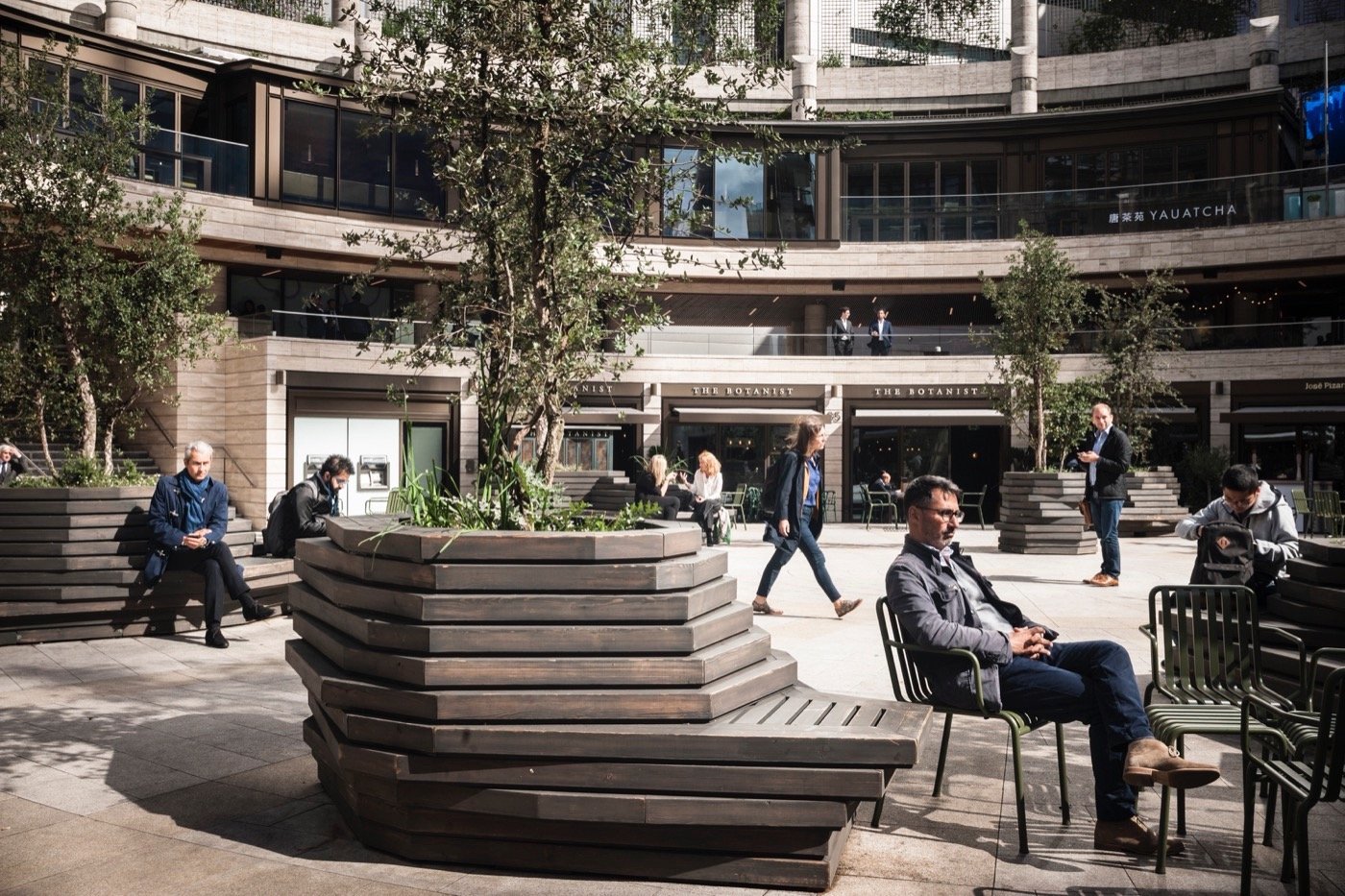 英国 Broadgate 公共空间景观丨英国土地和 DSDHA-21