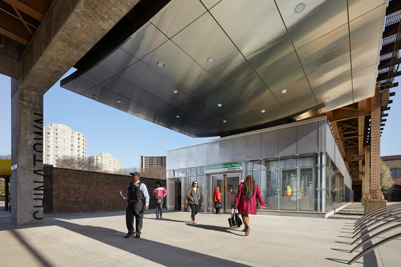 CTA Cermak-McCormick Place Station | Ross Barney Architects-18