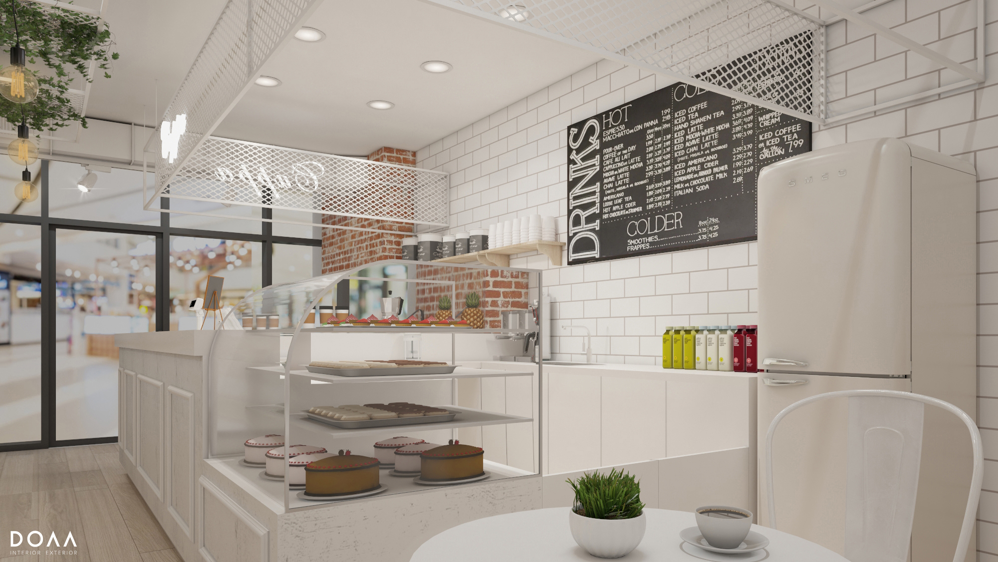 法国工业咖啡馆丨印度达曼丨Doaa Interior-12