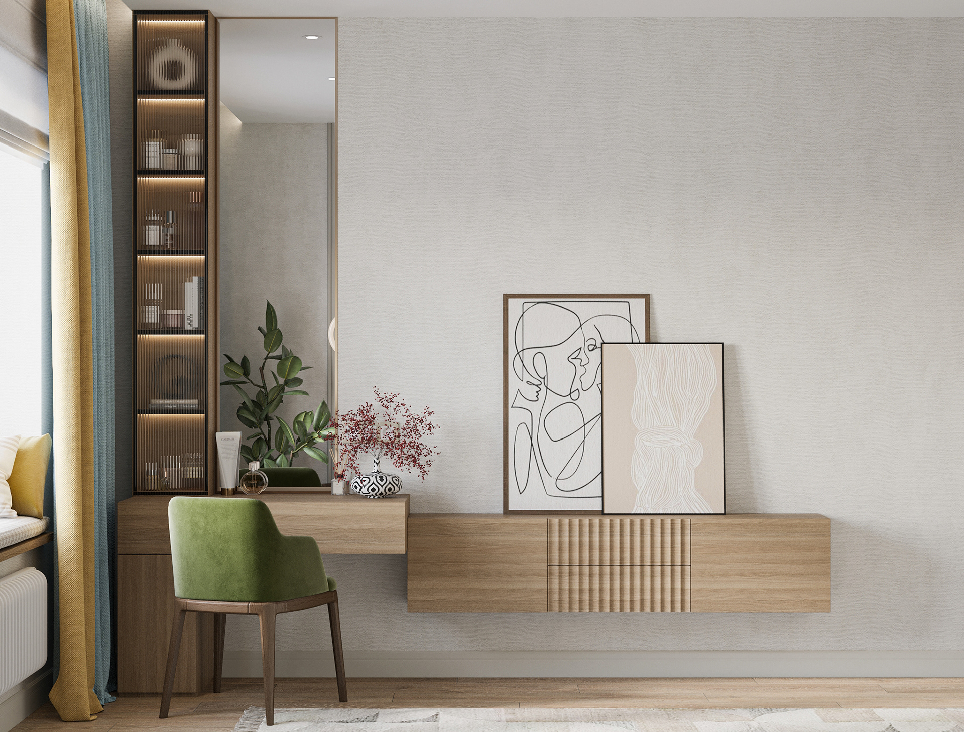 "Garden birds"卧室设计-3