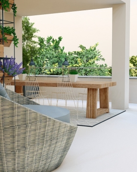 简单阳台装饰方案